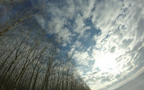 Облака в весеннем небе