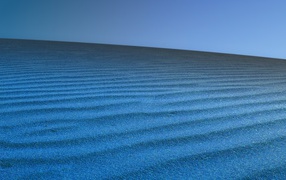 Blue desert sand