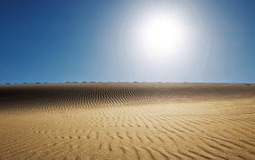 Boundless dead desert
