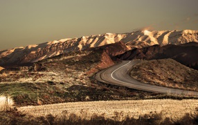 Шоссе на плоскогорье