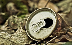 Старая банка из-под пива