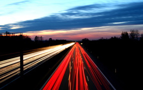 Следы ночной дороги