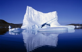 High white iceberg