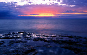 Закат над океаном 1