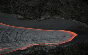 The river of lava
