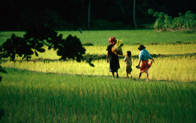 Семья аборигенов