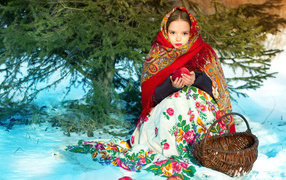 Юная русская красавица