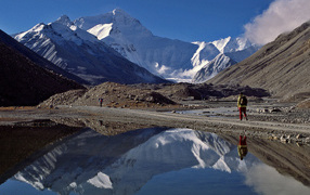 Путешественники в горах