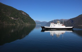 Корабль рыбаков в Норвегии