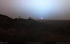 Голубой закат на Марсе, фильм Wanderers