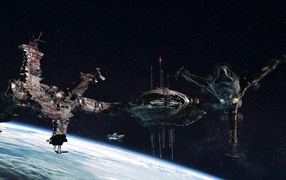 Строительство околоземной космической станции