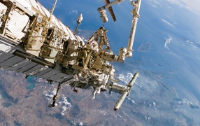 Международная космическая станция на орбите