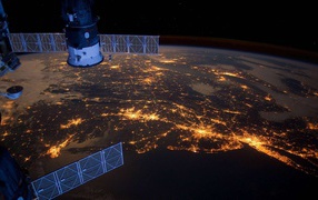 Night Europe from space