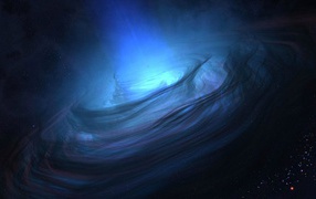 Plasma vortex in space