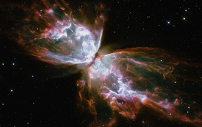 Столкновение двух галактик