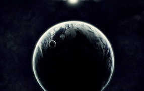 Планета с маленьким спутником