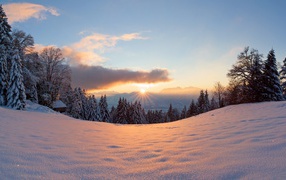 Нетронутый снежный покров