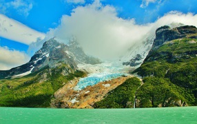 Mountain Lake in Chile