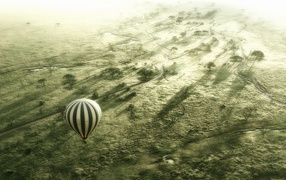 Полет на воздушном шаре, Серенгети Африка