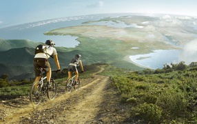 Велосипедная прогулка в Африке