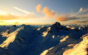 Панорама гор Гималаи