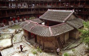 Внутренний дворик в Китае