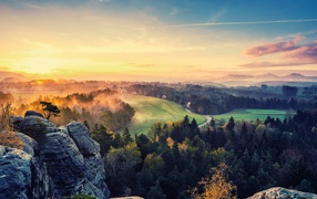 Национальный парк Саксонская Швейцария в Германии