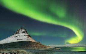 Северное сияние в Исландии