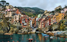Cinque Terre resort in the province of La Spezia, Italy