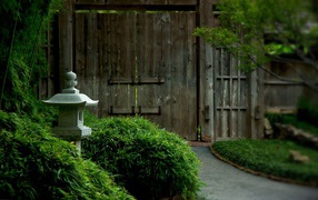 Gateway to the Japanese garden