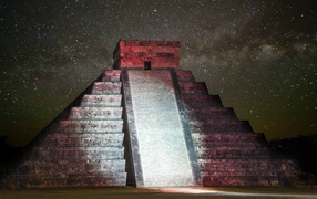 Mayan pyramid in Mexico