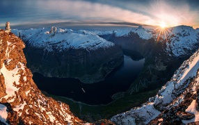 Beautiful Norwegian fjords