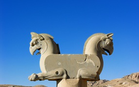 Ancient sculpture in Iran