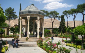 Gazebo in the park Shiraz, Iran
