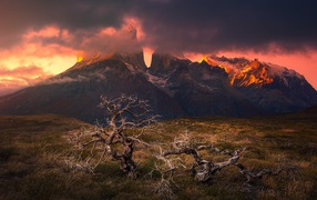 Mountainous terrain Patagonia