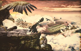 Арена Водафон в облаках, Турция