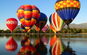 Balloons on the Lake, Colorado United States
