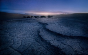 Death Valley at night, California