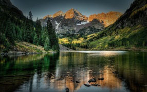 Местность Аспен, США