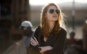 Американская актриса девушка Джессика Честейн