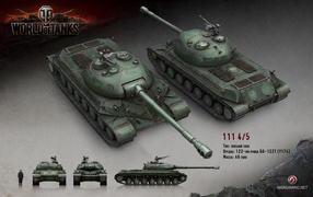 Heavy tank 111, the game World of Tanks