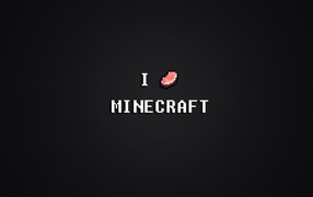 Я люблю игру Minecraft