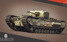 Игра World of Tanks, танк Черчилль 1