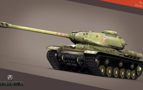 The game World of Tanks, tank IS-2