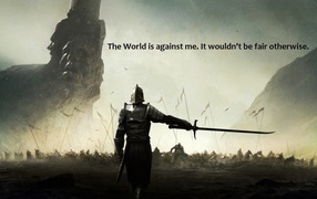 The whole world is against me, otherwise it would not be fair