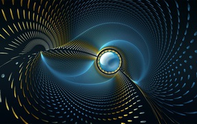 Фрактальный узор 3D графика 