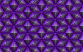 Пурпурные треугольники 3д графика