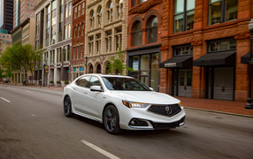 Белый автомобиль Acura TLX A-Spec 1, 2018 в городе 