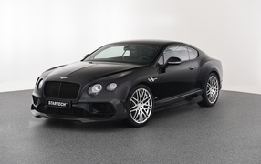 Black car Bentley Startech Continental GT Speed