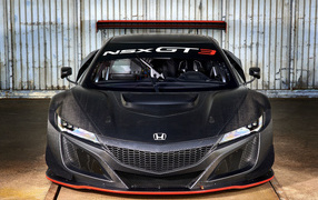 Автомобиль Honda NSX GT3, 2017 вид спереди